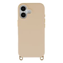 Selencia Coque arrière Rivièra avec MagSafe avec crochets amovibles Apple iPhone 17 - Milky Latte