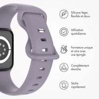 imoshion Bracelet en silicone⁺ Apple Watch | 44/45/46/49 mm - Taille M/L - Lavender