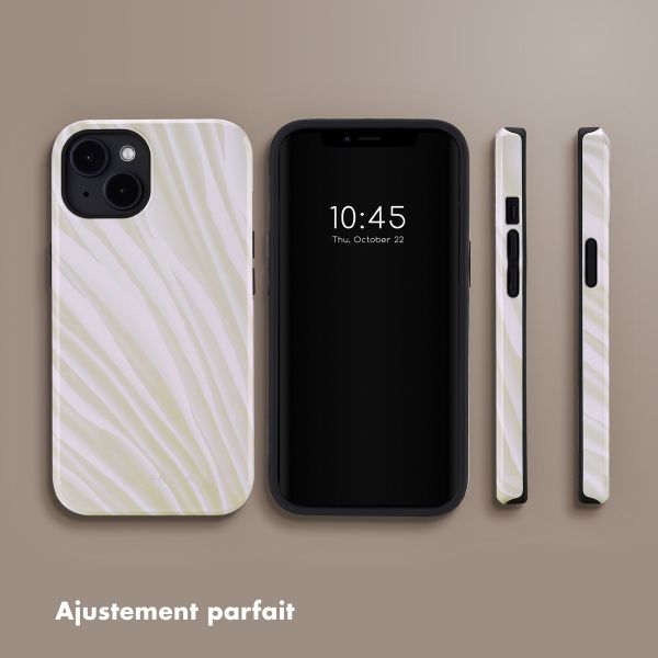 Selencia Coque arrière Vivid avec MagSafe Apple iPhone 14 - Nature Light Brown
