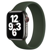 Apple Bracelet Boucle unique en Silicone Apple Watch | 38/40/41/42 mm - Taille 2 - Cyprus Green