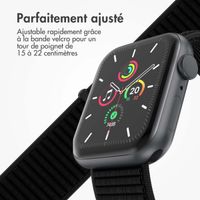 imoshion Bracelet en nylon Apple Watch | 44/45/46/49 mm - Noir