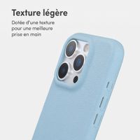 imoshion Coque arrière Texture Apple iPhone 16 Pro - Bleu clair