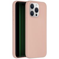 Accezz Coque Liquid Silicone avec MagSafe Apple iPhone 15 Pro Max - Rose