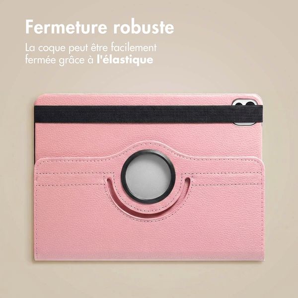 imoshion Coque tablette rotatif à 360° Apple iPad Pro 11 (2025) M5 / (2024) M4 - Rose