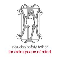 RAM Mounts Support de téléphone X-Grip® Tough-strap pour vélo / scooter / moto - Rotation à 360° - Universel - Grand - Noir