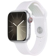 imoshion Bracelet tressé en silicone Apple Watch | 44/45/46/49 mm - Blanc