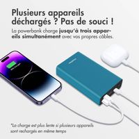 imoshion Ultra Series Aluminium Batterie externe 20.000 mAh - Charge rapide jusqu'à 33 watts - Petrol Green