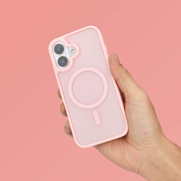 imoshion Coque Color Guard avec MagSafe Apple iPhone 16 - Rose clair
