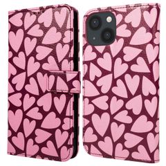 imoshion Étui de télephone portefeuille Design Apple iPhone 15 - Hearty Blush