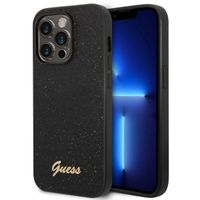 Guess Coque Glitter Flakes Apple iPhone 14 Pro Max - Noir