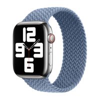 Apple 4 Pack Bracelet Solo tressé Apple Watch| 44/45/46/49 mm - Taille 7 - (PRODUCT)RED / Beige / Slate Blue / Maize