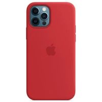 Apple Coque en silicone MagSafe Apple iPhone 12 (Pro) - Red
