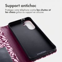imoshion Étui de télephone portefeuille Design Samsung Galaxy A37 (5G) - Bloom Love Blush