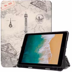 imoshion Coque tablette Design Trifold Apple iPad 6 (2018) 9.7 pouces / iPad 5 (2017) 9.7 pouces / Air 2 (2014)/Air 1 (2013) - Paris