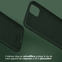 Accezz Coque Liquid Silicone Samsung Galaxy A34 (5G) - Vert foncé
