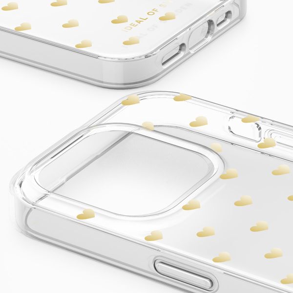 iDeal of Sweden Coque Clear MagSafe Apple iPhone 15 Pro Max - Golden Hearts