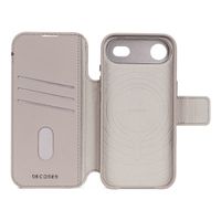 Decoded Portefeuille détachable 2 en 1 en cuir MagSafe Apple iPhone 17 Pro - Solid Clay