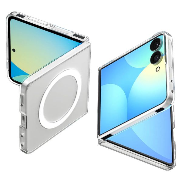 Spigen Coque AirSkin MagSafe Samsung Galaxy Z Flip 8 - Clear / White