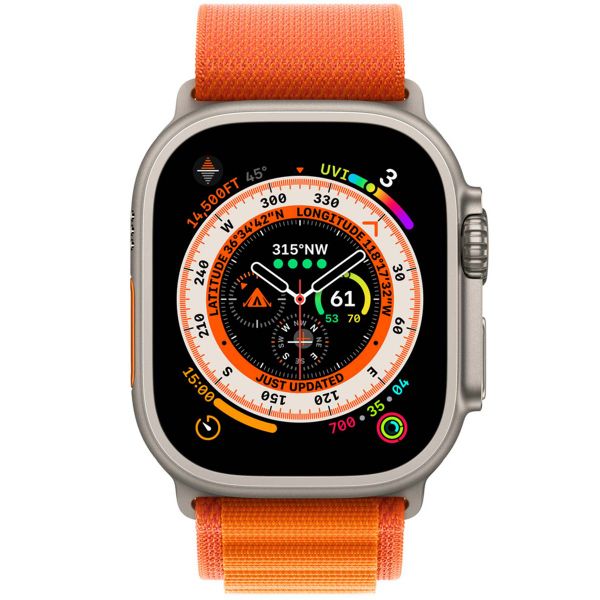 Apple Bracelet Alpine Loop Apple Watch | 44/45/46/49 mm - Taille S - Orange