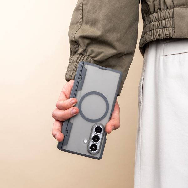 imoshion Color Guard avec MagSafe et support Samsung Galaxy Z Fold 8 Ultra - Gris