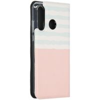 Concevez votre propre housse portefeuille Huawei P30 Lite - Blanc
