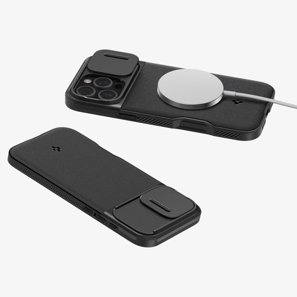 Spigen Optik Armor MagSafe Apple iPhone 16 Pro - Noir