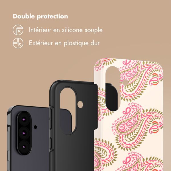 Selencia Coque arrière Vivid Samsung Galaxy A36 / A56 - Paisley Blush