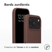 Accezz Coque Liquid Silicone avec MagSafe Apple iPhone 18 Pro / 17 Pro - New Tea Brown