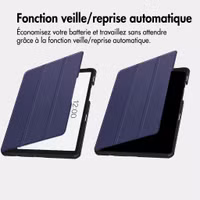 imoshion Coque tablette Trifold Lenovo Tab M11 - Bleu foncé