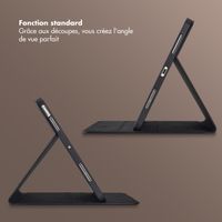 Selencia Coque tablette Riva Apple iPad Air 11 pouces (2026) M4 / (2025) M3 / (2024) M2 / Air 5 (2022) / Air 4 (2020) - Noir