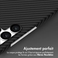 Accezz Coque Kevlar® MagSafe Samsung Galaxy S23 Ultra - Noir