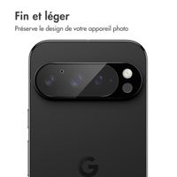 imoshion Protection Caméra en verre trempé 2 Pack pour Google Pixel 9 Pro - Noir