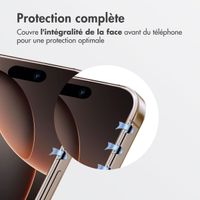 Accezz Protecteur d'écran en verre trempé + Applicateur Apple iPhone 16 Pro Max