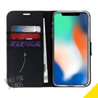 Accezz Étui de télephone Wallet Apple iPhone X / Xs - Noir