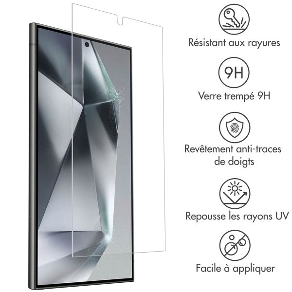 Accezz Protection d'écran en verre trempé Samsung Galaxy S24 Ultra