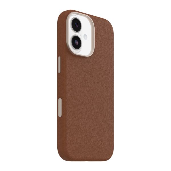 OtterBox Coque en cuir de cactus Symmetry MagSafe Apple iPhone 17 - Desert Sadle
