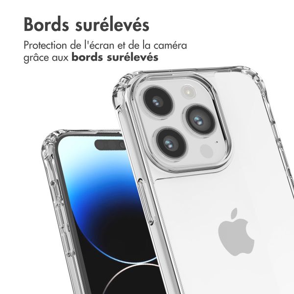 imoshion Coque avec dragonne + bracelet Apple iPhone 14 Pro Max - Perles Cœurs