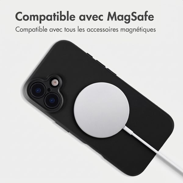 Accezz Coque Grip avec MagSafe Apple iPhone 16 - Noir