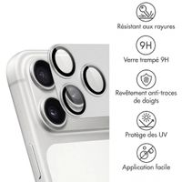imoshion Protection Caméra en verre trempé 2 Pack pour l'Apple iPhone 18 Pro Max - Argent