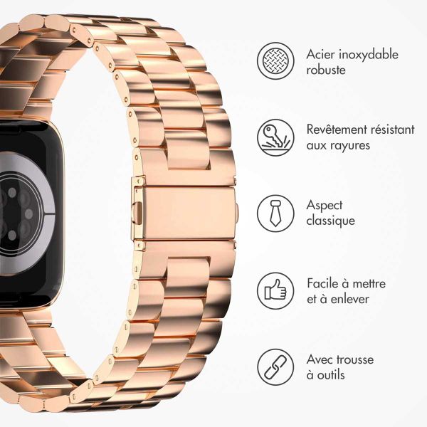 imoshion Bracelet acier Apple Watch | 38/40/41/42 mm - Rose Doré