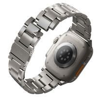 Uniq Bracelet Osta en acier avec maillons auto-ajustables Apple Watch | 44/45/46/49 mm - Titanium (Silver)