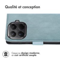 imoshion Étui de télephone portefeuille de luxe Xiaomi 15T Pro - Bleu clair