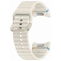 Samsung Bracelet Sport original Samsung Galaxy Watch 4 / 5 / 6 / 7 / FE (20 mm) - Taille M/L - Cream