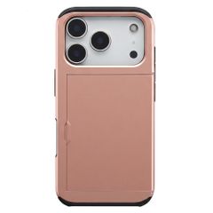 imoshion Coque arrière avec porte-cartes Apple iPhone 18 Pro / 17 Pro - Rose Gold