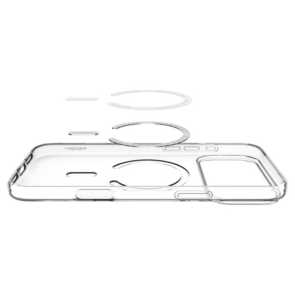 Spigen Coque Liquid Crystal MagSafe Apple iPhone 18 Pro / 17 Pro - Clear / White
