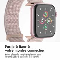 imoshion Bracelet en nylon Apple Watch | 44/45/46/49 mm - Light Pink