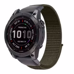imoshion Bracelet QuickFit® en nylon  - Connexion Garmin 20 mm - Taille L/XL - Vert