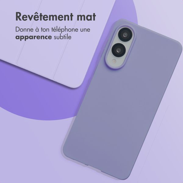 imoshion Coque Couleur Samsung Galaxy S25 Edge - Tropical Violet