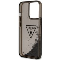 Guess Coque Liquid Glitter Apple iPhone 14 Pro Max - Noir