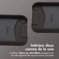 imoshion Coque arrière Color avec cordon amovible et MagSafe Apple iPhone 15 Pro Max - Black Coffee